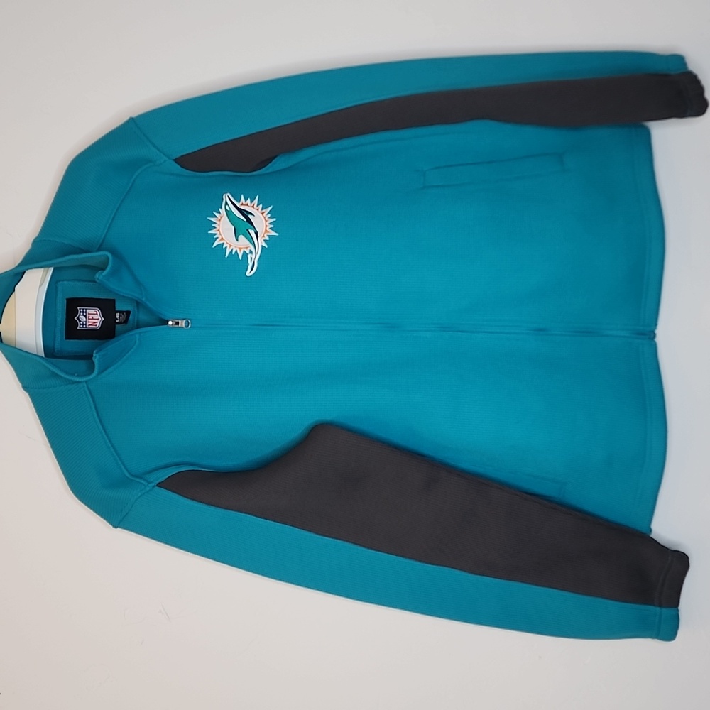 XL NFL MIAMI DOLPHINS mark neck jacket. D37